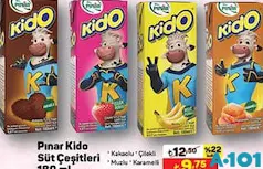 PINAR KİDO SÜT ÇEŞİTLERİ 180 ML